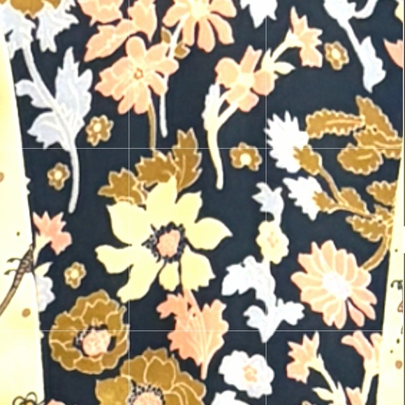 ModCloth Floral Patchwork Wrap Midi Dress Size 14 Boho Cottagecore Retro - Picture 10 of 10